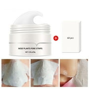 Rwvbm Gifts for Women White Nasal Mask Paired With 60 Sheets Of Black Nose Mask Cleaning Nasal Patch 30g
